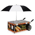 Table Top Hot Dog Steamer Cart