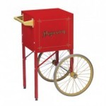 2649CR - #2649CR Red Popcorn Cart